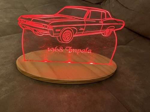 Led aufsteller chevrolet - aufsteller,
