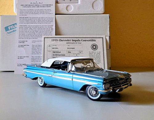 Franklin mint 1959 chevrolet - mint,