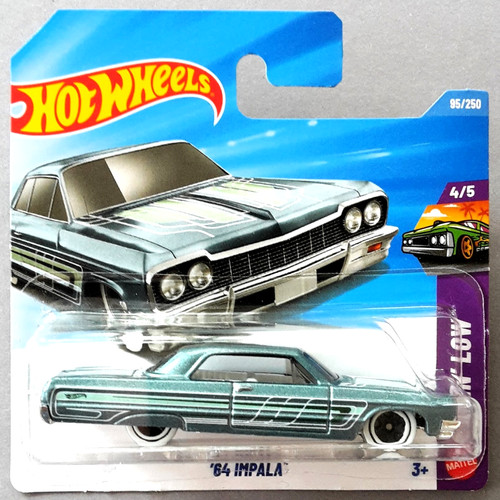 Hot wheels impala cyan - impala,