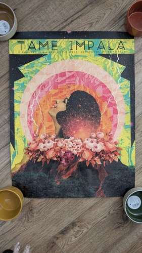 Tame impala poster manchester - tame,